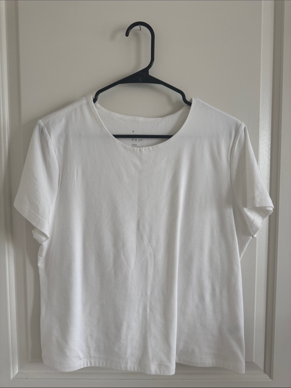 a new day White Short Sleeve Crew Neck Tee